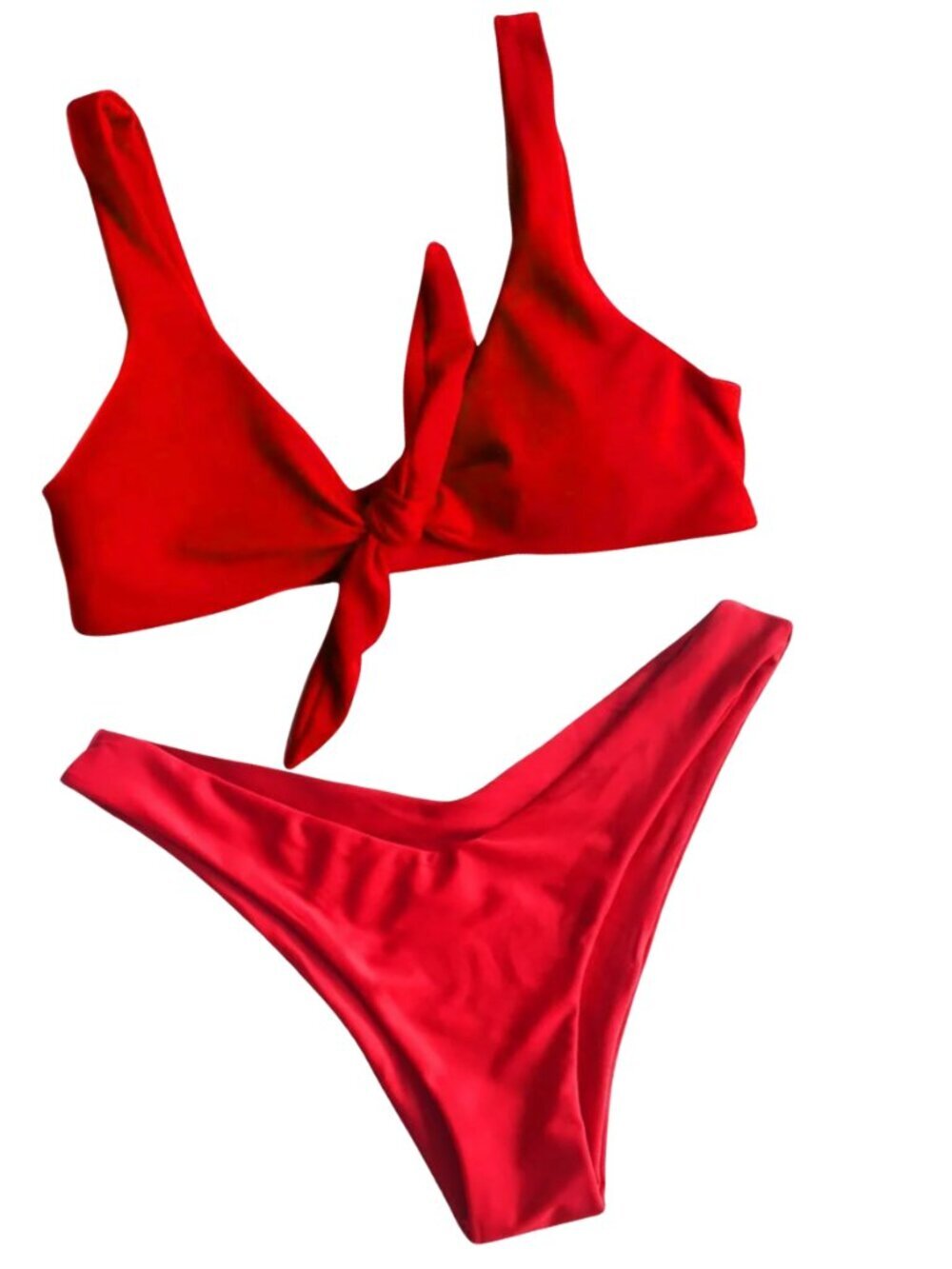 NWT PINKCOLADA MALDIVES BIKINI IN CORAL RED Size Medium